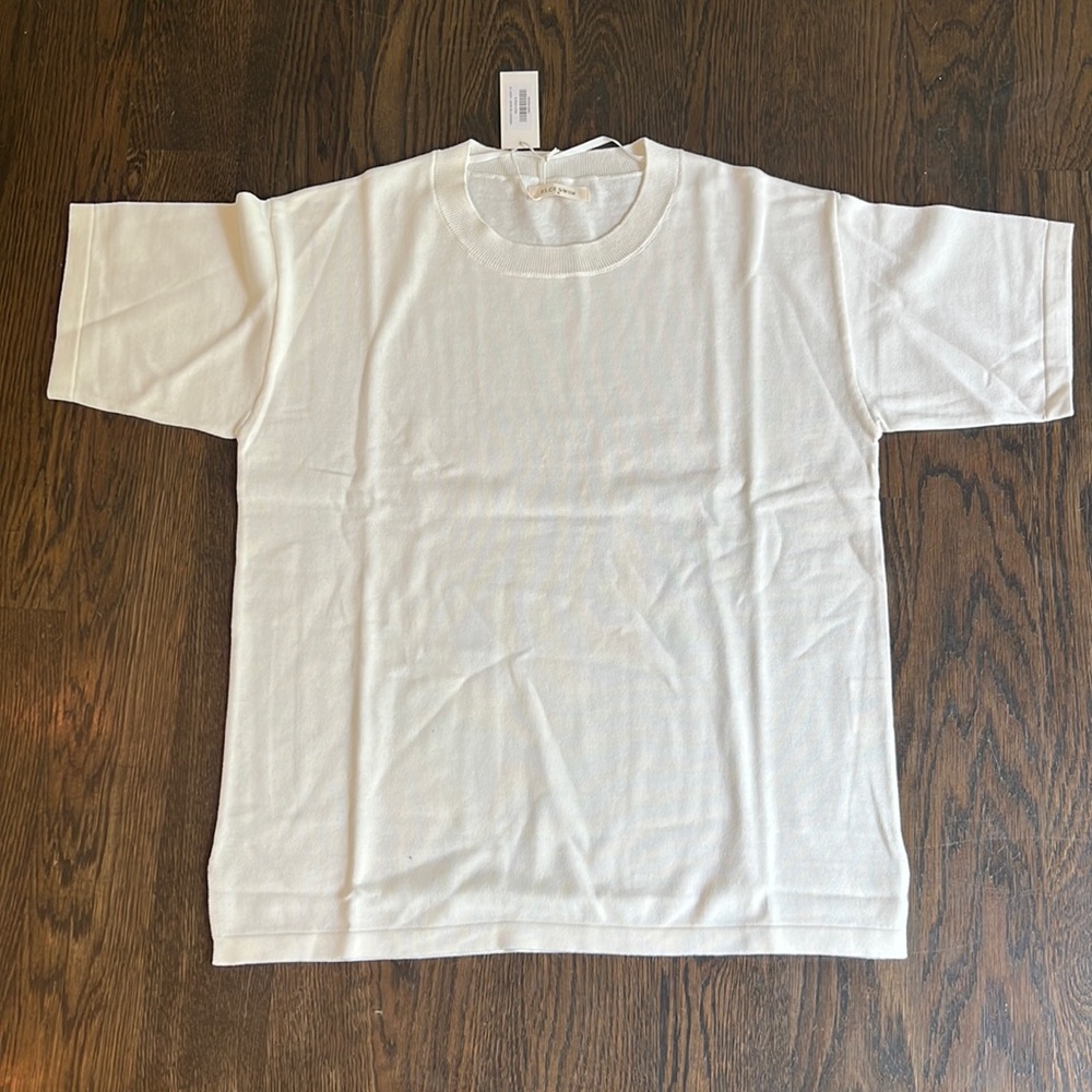 Elce Organic Tee Shirt in Ivory